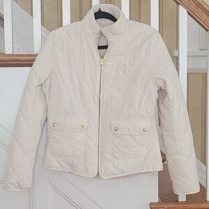 LOVE TREE Puffer White Jacket Size Medium